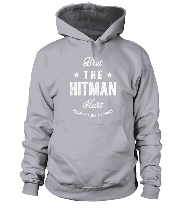 Bret The Hitman Hart Vintage Fight Type Hoodie Unisex