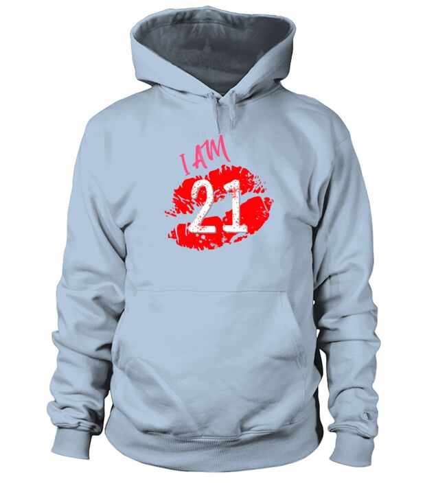 21st Birthday Present Gift Kiss Men's Hoodie