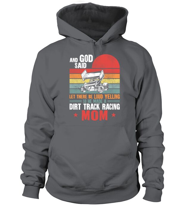 Dirt Track Racing Race Sprint Car Men's Hoodie