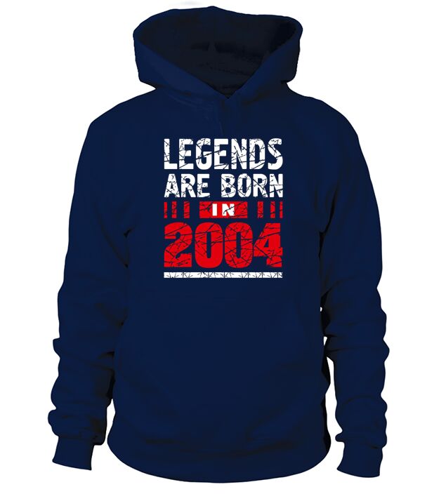 Legends Are Born in 2004 T Shirt Official Teenager T-Shirt Hoodie Unisex