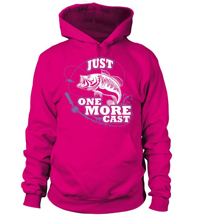 Fishing – Just one more cast Men's Hoodie
