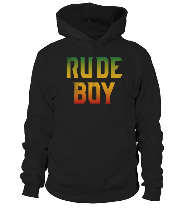 Rude Boy Rasta Reggae Roots Cadeaux Vêtements Chemise Jamaica Hoodie Unisex