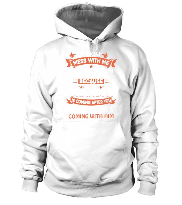 if you mess with me you better run for your life b Men's Hoodie
