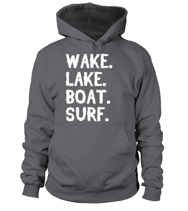 Wake Lake Boat Surf Men's Hoodie