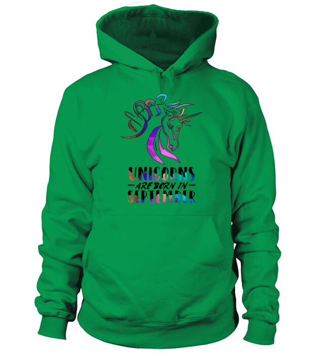 Unicorns are born in September Men's Hoodie