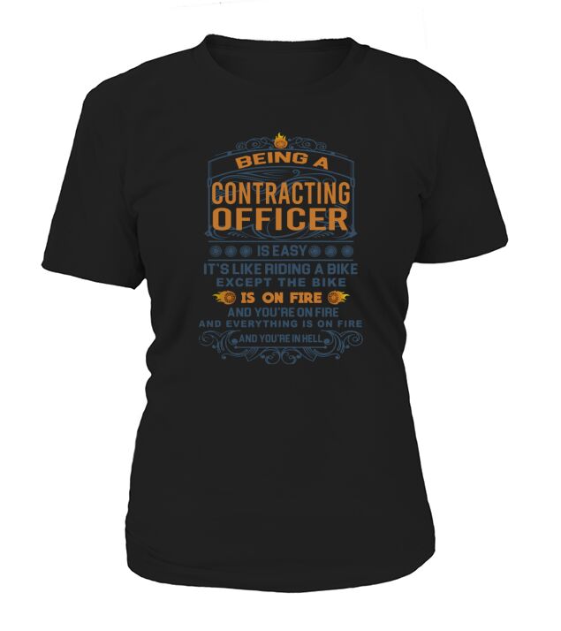 CONTRACTING OFFICER FRideaBike T-Shirt Woman