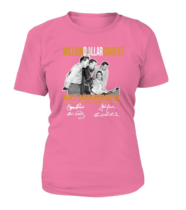 Million dollar quartet 64th anniversary 1956 2020 signatures T-Shirt Woman