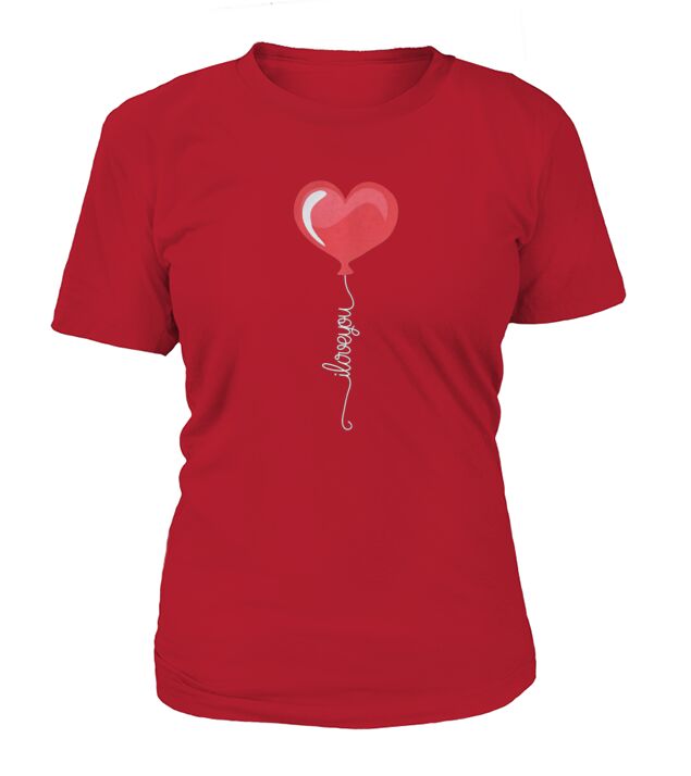 I love you Balloon Graphic T-Shirt Woman