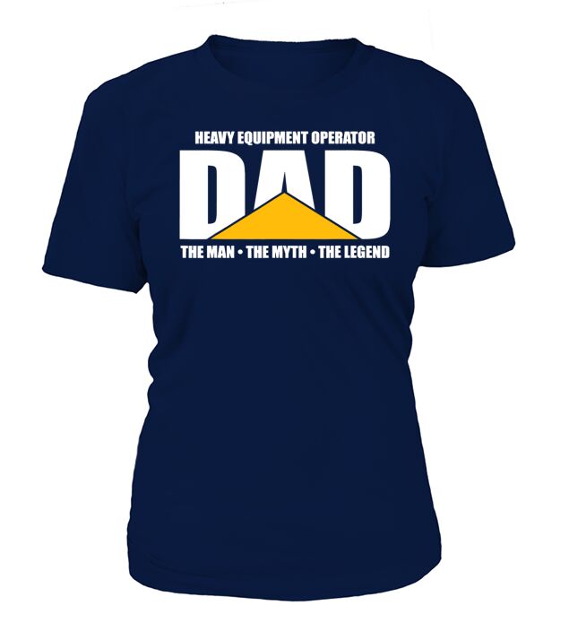 Mens Heavy Equipment Operator Dad Tshirt Excavator Bulldozer Gift T-Shirt T-Shirt Woman