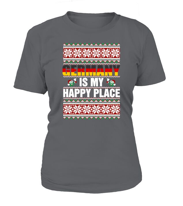 Germany Is My Happy Place T-Shirts T-Shirt Woman