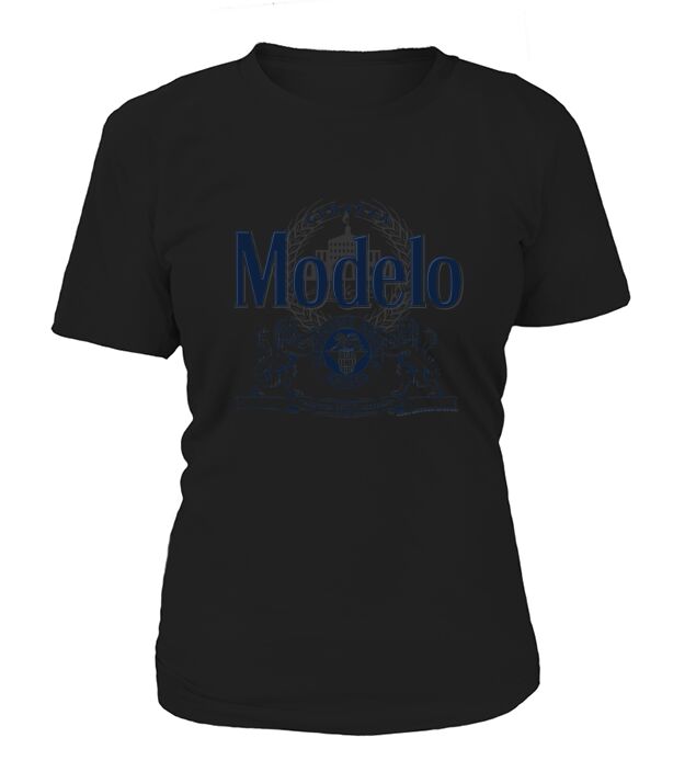 Luv Cerveza Modelo  Modelo Lion Logo Beer T-Shirt Woman