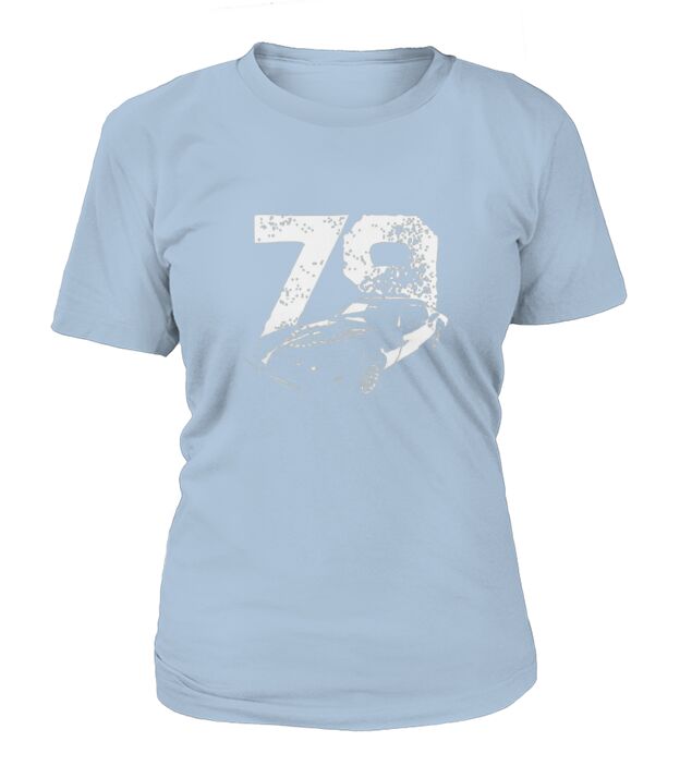 1979 Trans Am Three Quarter View with Year Dark Color T-Shirt Woman