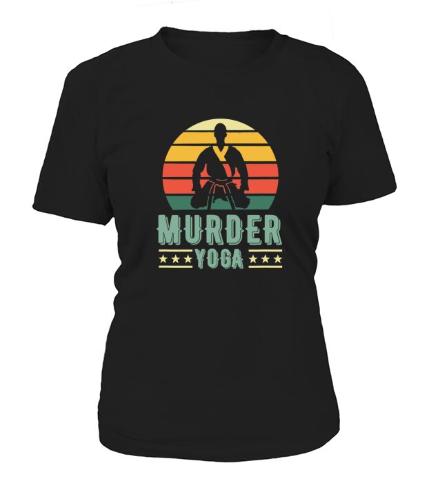 Murder Yoga Vintage T-Shirt Woman