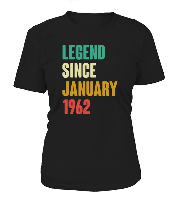 Born in January 1962 60th Birthday 60 Years Old Gi Women's T-Shirt