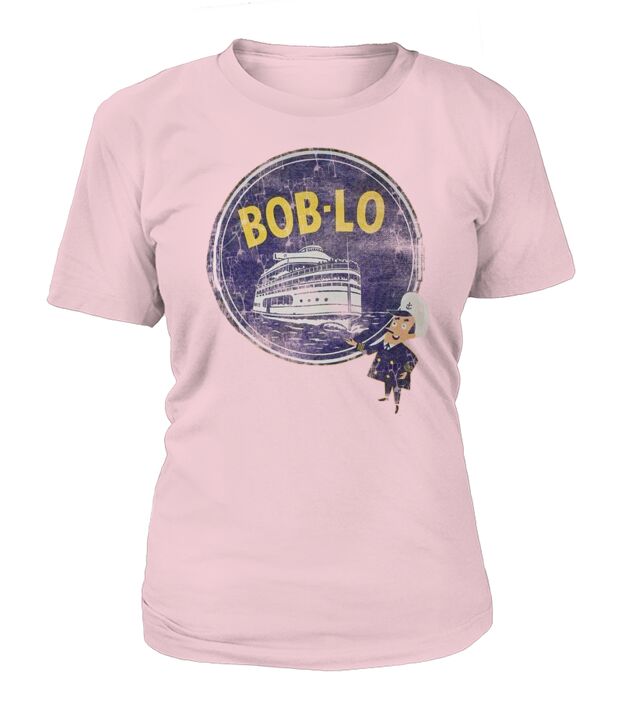 Vintage Retro Classic Cute Detroit Boblo Island Women's T-Shirt