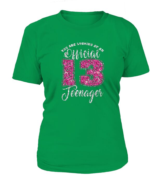 Official Teenager 13 Years Old 13th birthday Boys Girl T-Shirt Woman