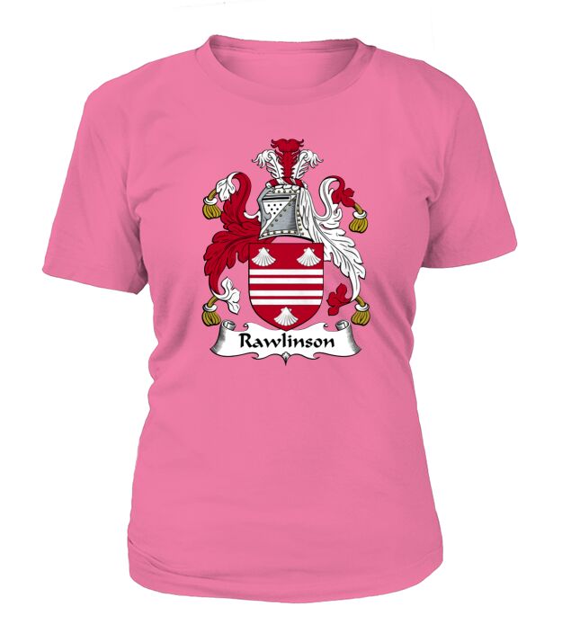 Rawlinson Family Crest British Family Crests T-Shirt Woman