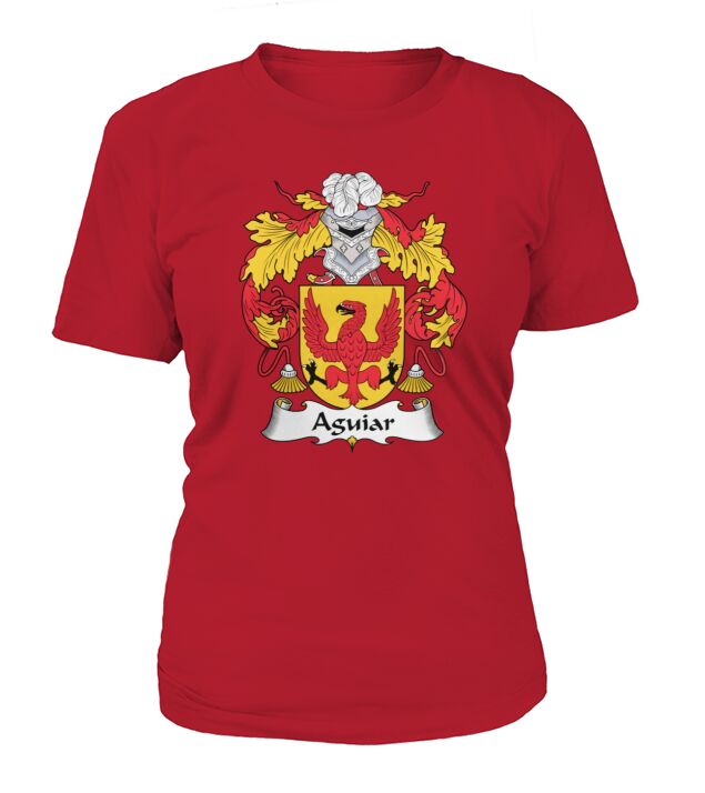 Aguiar Family Crest Portuguese Family Crests T-Shirt Woman
