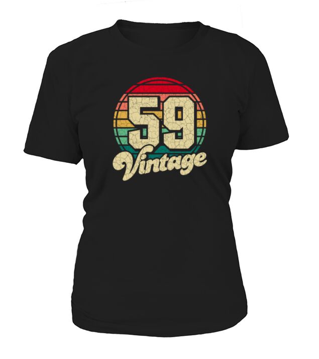 Vintage 1959 Gifts Birthday Born in 59 Gift Idea Women's T-Shirt