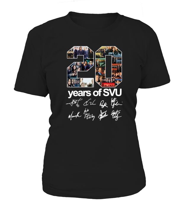 20 years of SVU Law and Order all signatures T-Shirt Woman