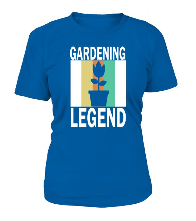 Retro Gardening Legend T-Shirt, Growing Gardener Planter Tee T-Shirt Woman