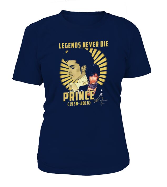 Legends never die Prince 1958-2016 signature shirt T-Shirt Woman