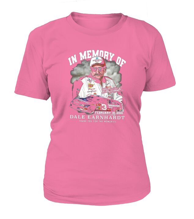 In memory february 18 2001 Dale Earnhardt thank you for the memories signature T-Shirt Woman