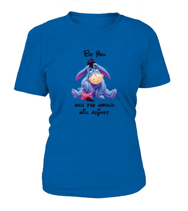Eeyore be you and the world will adjust shirt - Unisex Long Sleeve T-Shirt Woman