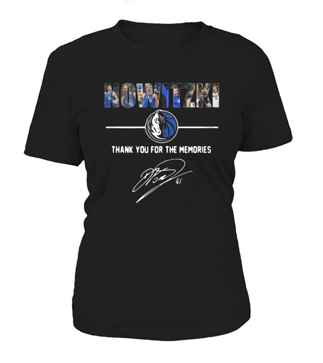 Dirk Nowitzki Thank You For The Memories T-Shirt Woman