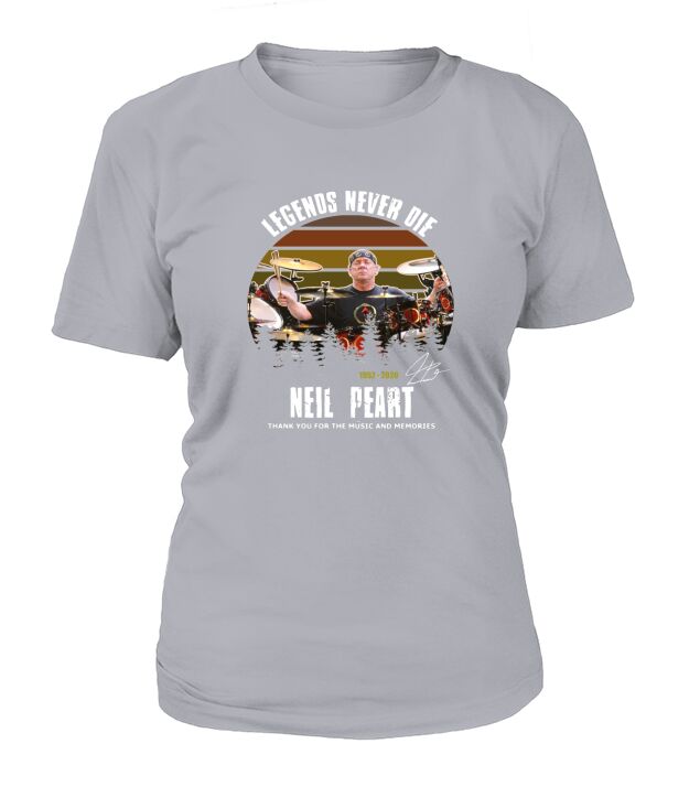Legends Never Die Neil Peart T-Shirt Woman