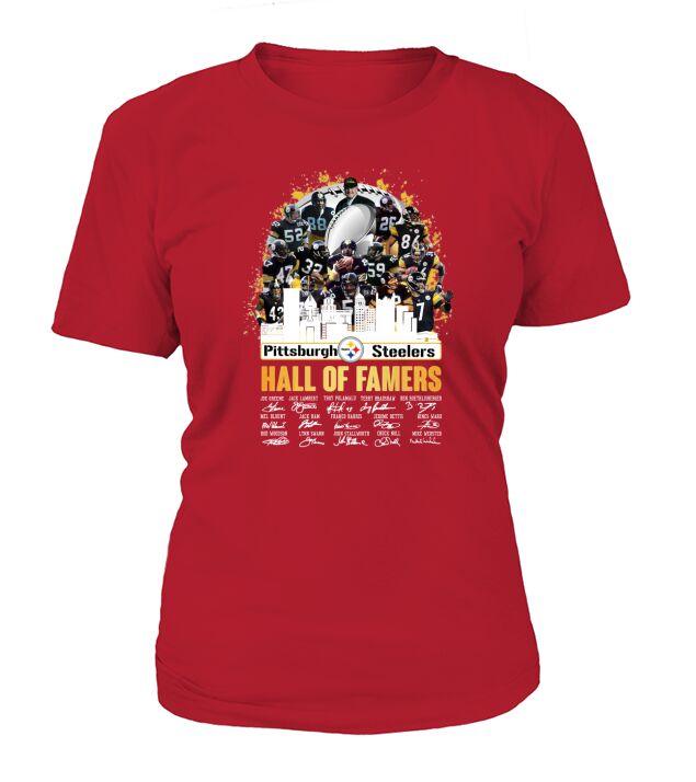 Pittsburgh Steeler hall of famers signatures T-Shirt Woman