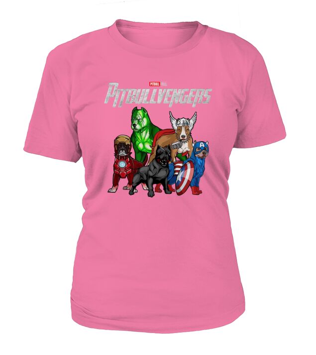 SuperHeroes Pitbull Pitbullvengers T-Shirt Woman
