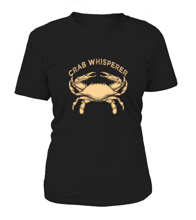 Crab Whisperer Vintage Crabbing Hunting Fishing Crabs T-Shirt Woman