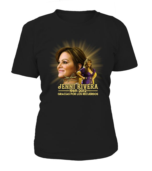 Jenni Rivera 1969 2012 Gracias Por Los Recuerdos signature T-Shirt Woman