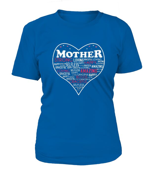 I Love Mother Shirt Mothers Day Tshirt T-Shirt Woman