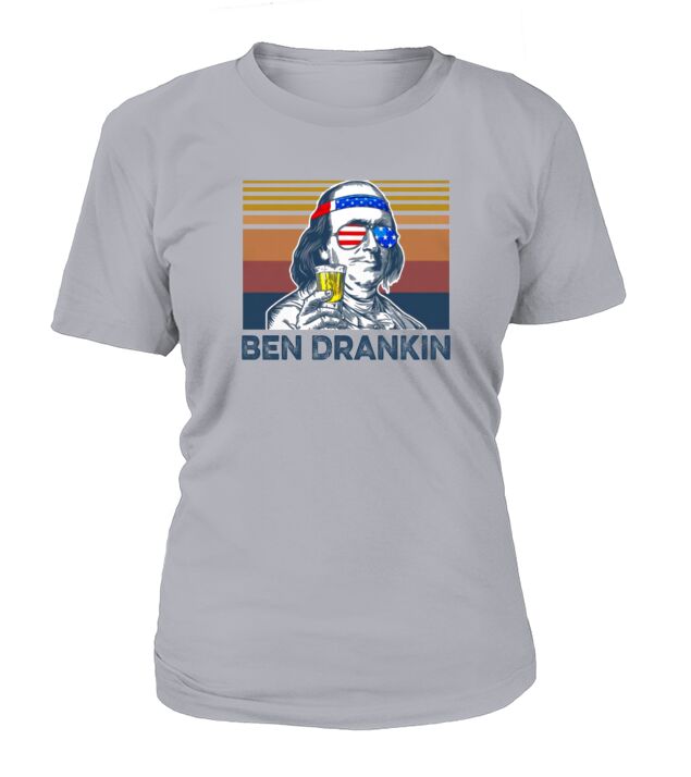 Ben Drankin American flag vintage shirt T-Shirt Woman
