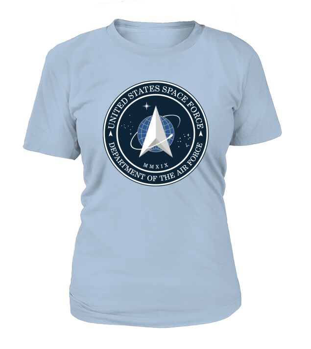 Official us space force ussf united states space force logo emblem T-Shirt Woman