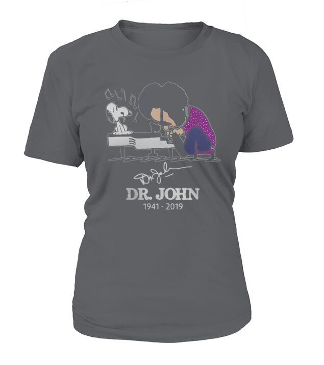 Dr John and Snoopy mashup Schroeder playing piano signature t-shirt T-Shirt Woman