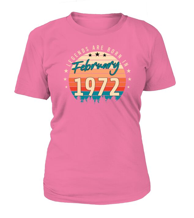February 1972 Legend Retro Women's T-Shirt