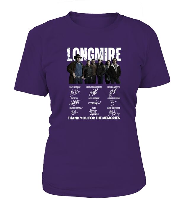 Longmire signatures thank you for the memories-Recovered shirt T-Shirt Woman