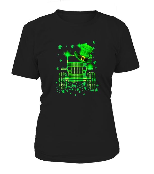 Jeep car shamrock St. Patrick’s Day shirt T-Shirt Woman