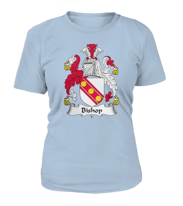 Bishop Family Crest T-Shirt Woman