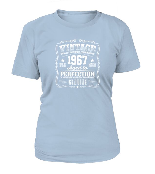 Vintage 1967 Aged To Perfection T-Shirt Woman