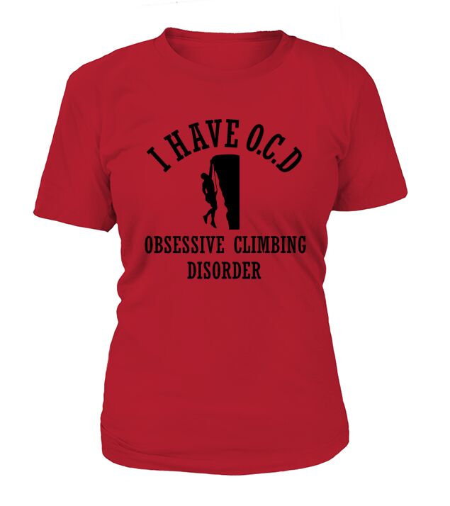 Rock Climbing OCD T-Shirt Woman