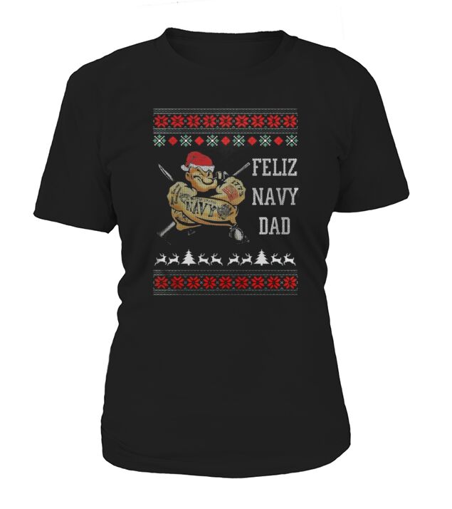 Feliz Navy Dad T-Shirt Woman