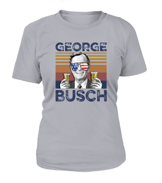 Vintage George W. Bush Busch 4th Of July Independence Day shirth T-Shirt Woman