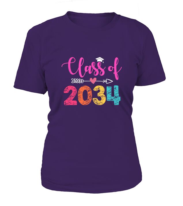 Kindergarten Class Of 2034 Grow With Me T-Shirt Woman