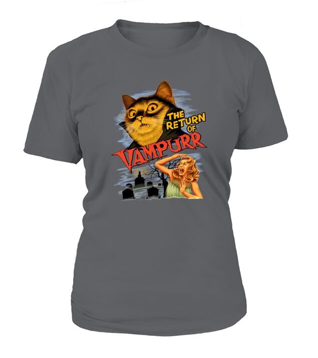 The Return Of Vampurr Cat Vampire T-Shirt Woman