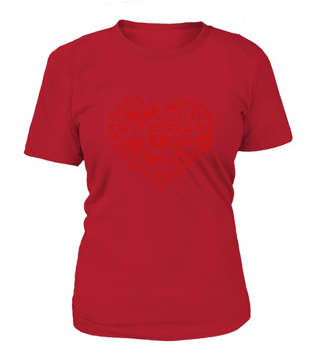 Schweiz Heart T-Shirt Woman