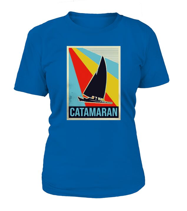 Vintage Catamaran Shirt T-Shirt Woman